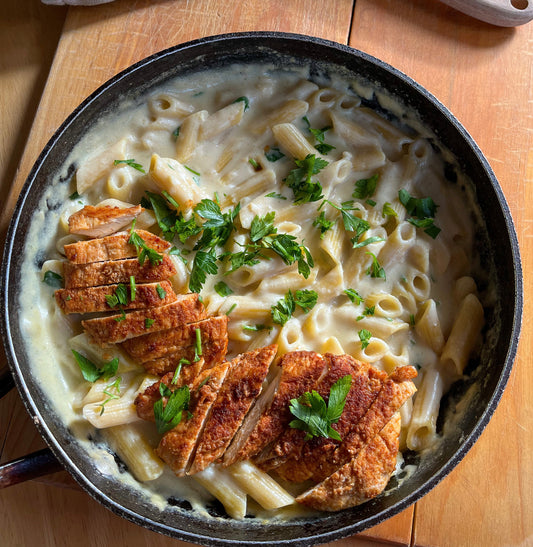 Creamy Penne Chicken Alfredo