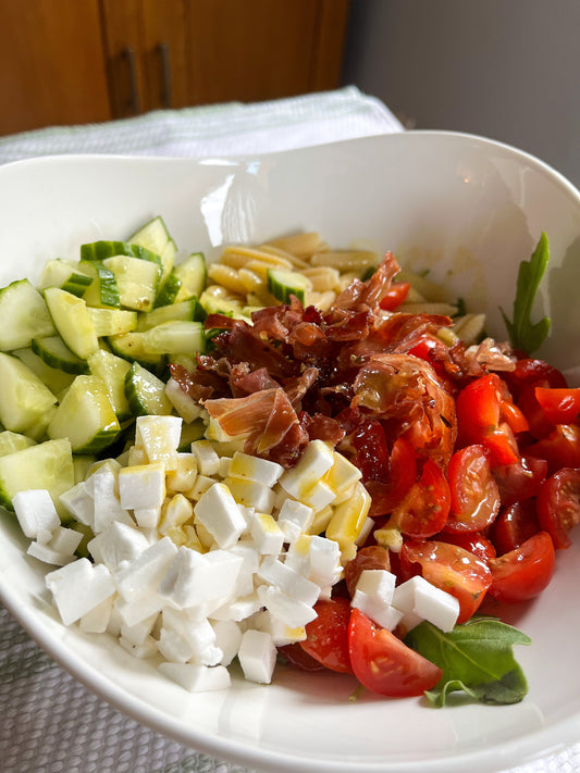 Prosciutto & Arugula Summer Pasta Salad