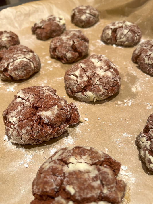 Chocolate Crinkle Cookies