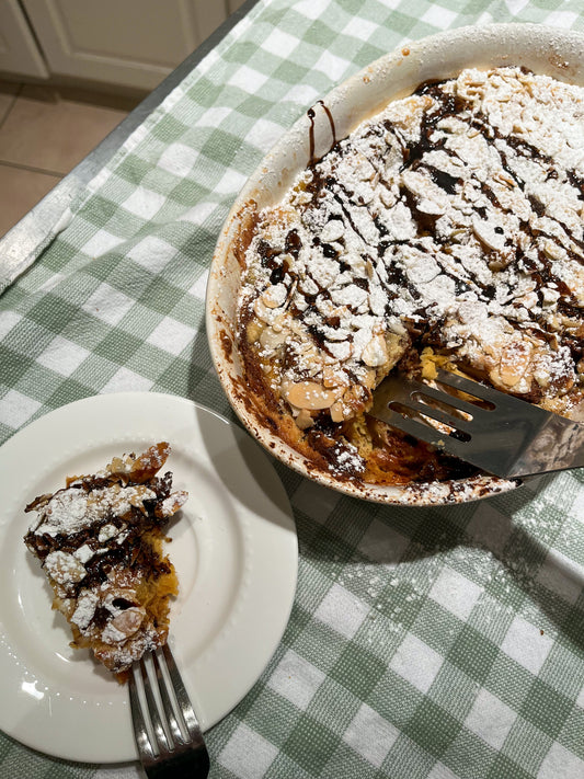 Almond & Hazelnut Panettone Bake