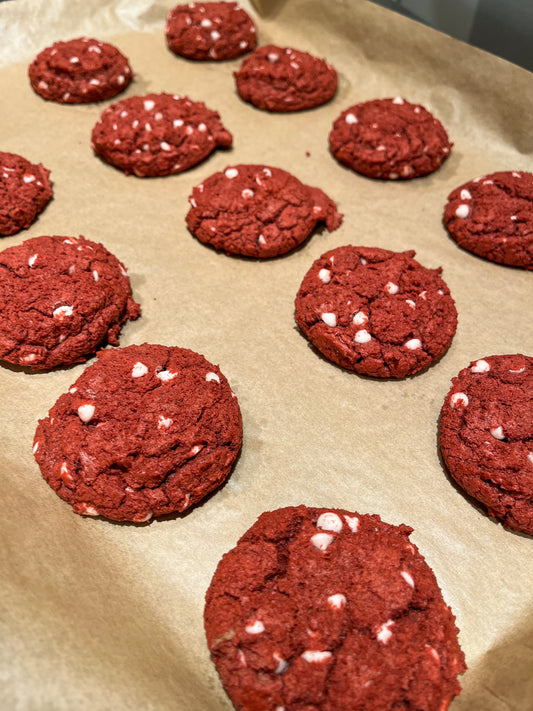 Chewy Red Velvet Cookies